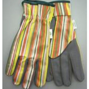 Gant jardin coton jaune-orange paume lisse Réf 132318