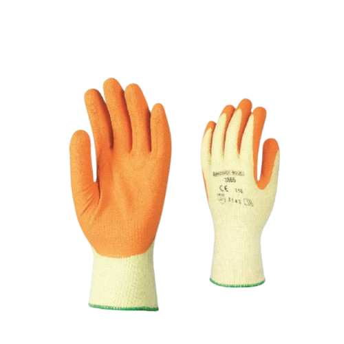 Gant GRIP jaune enduit latex orange Réf. 3865