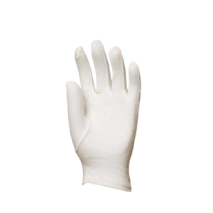 Gant toile coton, picots PVC noirs Réf.  4165
