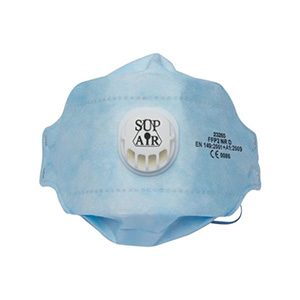 Masque FFP2 NR D Pliable avec valve Réf 23285