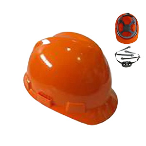 Casque de Chantier SLH-P4 Orange avec Jugulaire Réf. SLHP4-OR