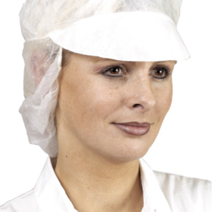 SNOODED CAP Casquette résille polypro blanche (100 pcs) – MO45650